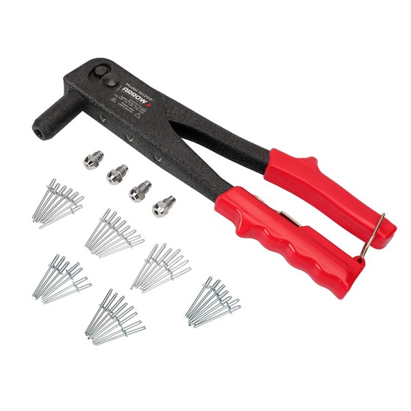 Arrow Heavy Duty Riveter Kit, Professional Pop Rivet Gun with