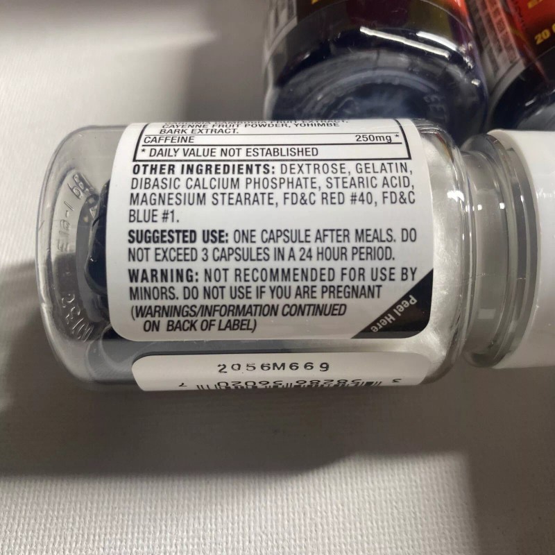 STACKER TWO GENUINE BLACK JAX by Stacker ENERGY PILLS (6