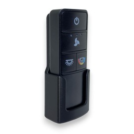 Makesus Ceiling Fan Remote Holder Wall Mount for Home Decorators Collection Adjustable Color Fan Remote Control (1 Pk Black)