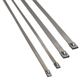 Heatshield Products 351006 Thermal 5/16-Inch Wide X 14-Inch Long Stainless Steel Locking Tie