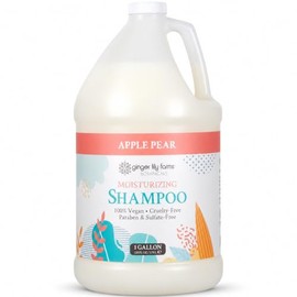 Ginger Lily Farms Botanicals Champú hidratante para todo tipo de cabello, 100% vegano y libre de crueldad, aroma a pera de manzana, recambio de 1 galón (128 fl oz)