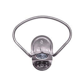 Accu Stainless Steel Saddle Hose Holder - Garden Hose Holder for Walls, Garages, & Utility Rooms