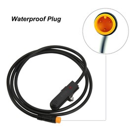 Pedal Assist Sensor, ABS 12 Magnets Pedal Assist Sensor with Waterproof Plug, Electric Bike Conversion Kit for 12V to 72V Voltage