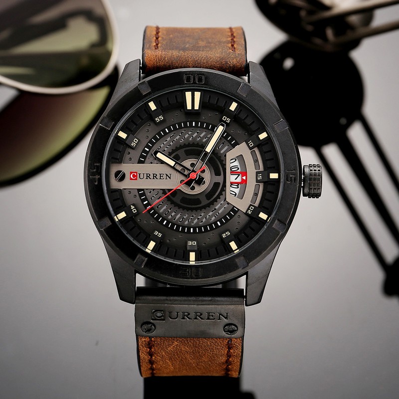 Curren Men Watch Business Multifuntional Waterproof Watches Quartz Watch