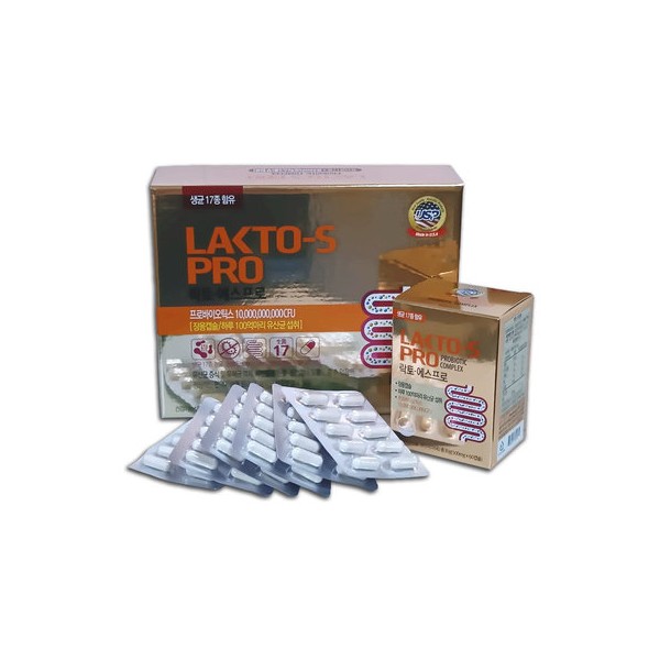 Lacto-SPro Lactobacillus Probiotics 60 capsules x 2 bottles (4 months&#39; supply), 60 capsules x 2 (4 months&#39; supply) / 락토에스프로 유산균 프로바이오틱스 60캡슐x2병(4개월분), 60캡슐x2(4개월분)