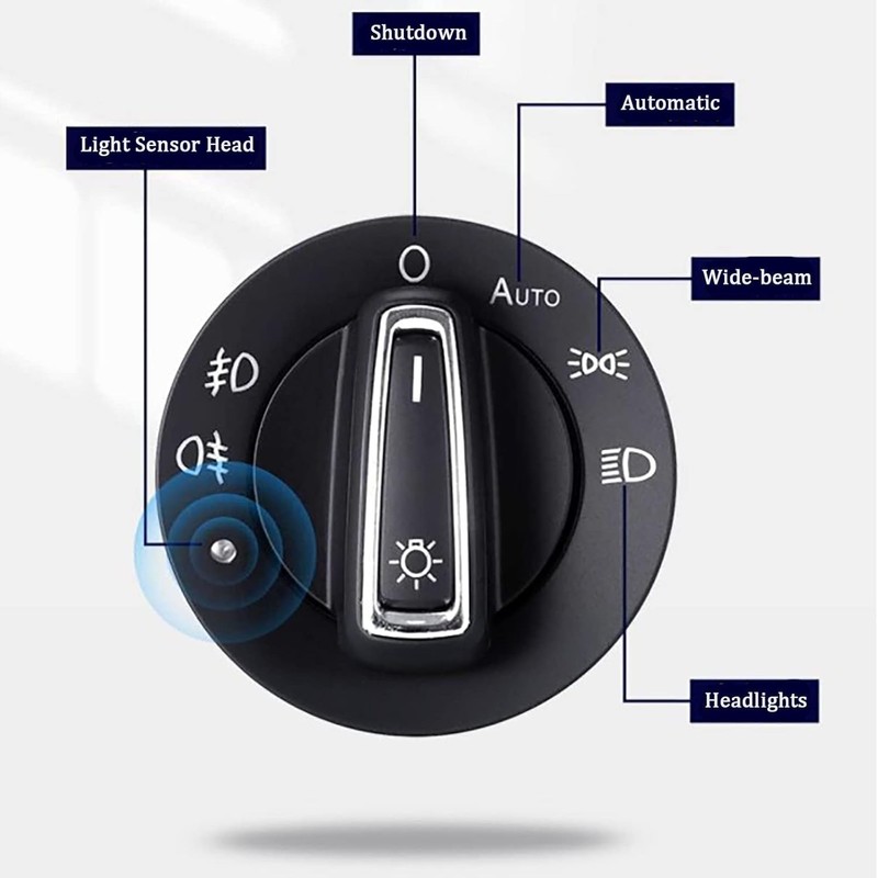 Headlight Switch, GearPrice Car Light Switch, Switch Button, Headlight Control