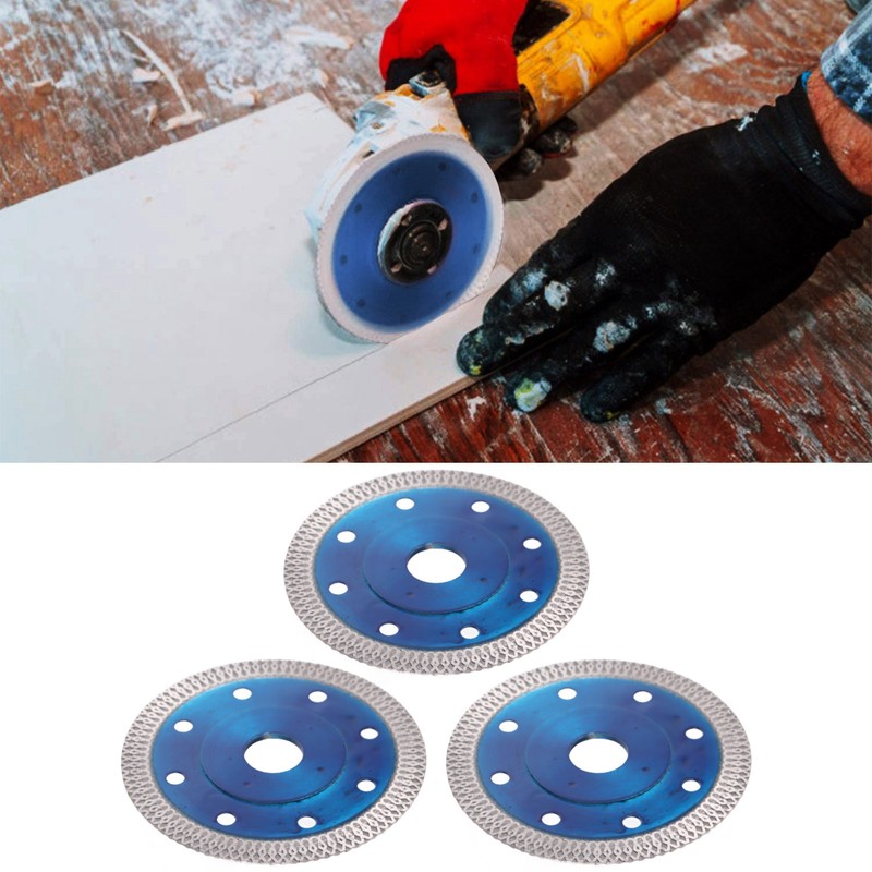 3Pcs Diamond Saw Blades Tile Ceramic Porcelain Marble Cutting Disc