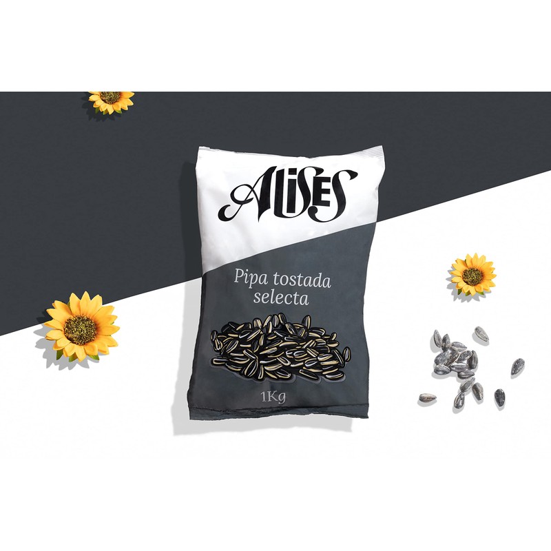 Alises- Pipas Giant Roasted and Salted - Spanish Snack -