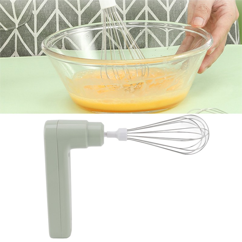 Electric Egg Beater 800mah Rechargeable Cordless Hand Blender Efficient Handheld