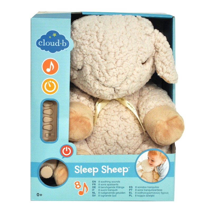Cloud B Sleep Sheep Plush Sound Machine with Four Soothing