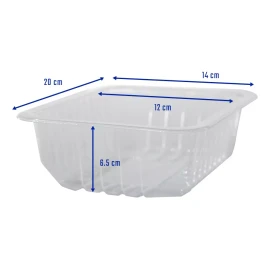 Dilitools 20x14x6.5cm -bandeja Charola Para Maquina Selladora  100 Pzs