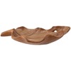 GURU SHOP Wooden Fruit Bowl, Carved Fruit Bowl, Wooden Plate,
