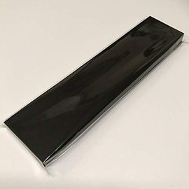 40 x Matt Black Blank Card Bookmark - 250gsm. Size 46mm x 210mm. Stella Weds