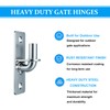 Wall Mount Gate Hinges 2 Pack, 5/8 in Pin Heavy