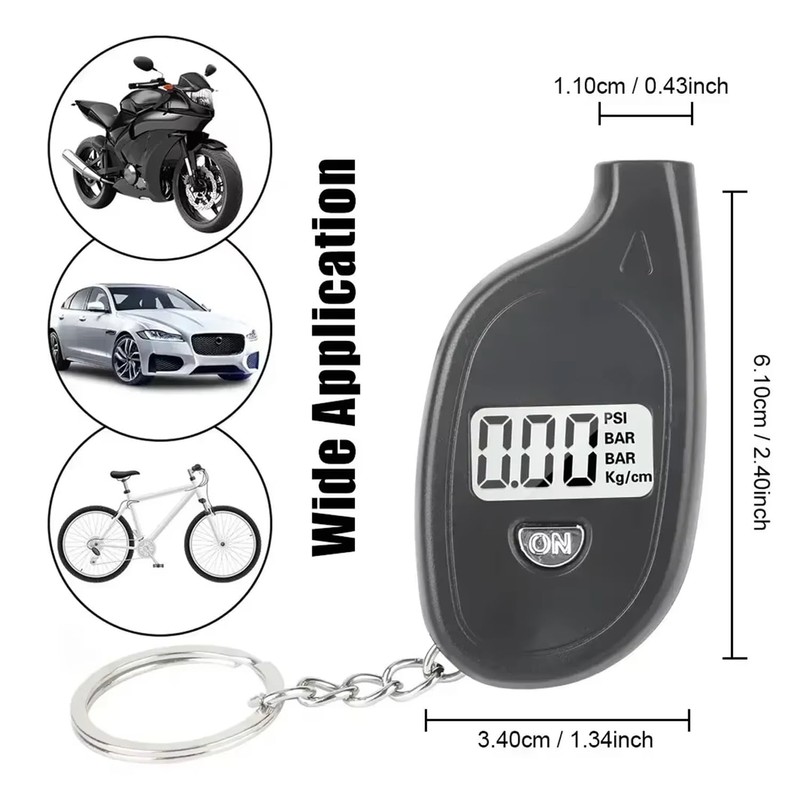 AYMBH Digital Tire Pressure Gauge with LCD Display – 5-150