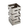 Kwweeoo 304 stainless steel square tube, 2 pieces, 25 mm