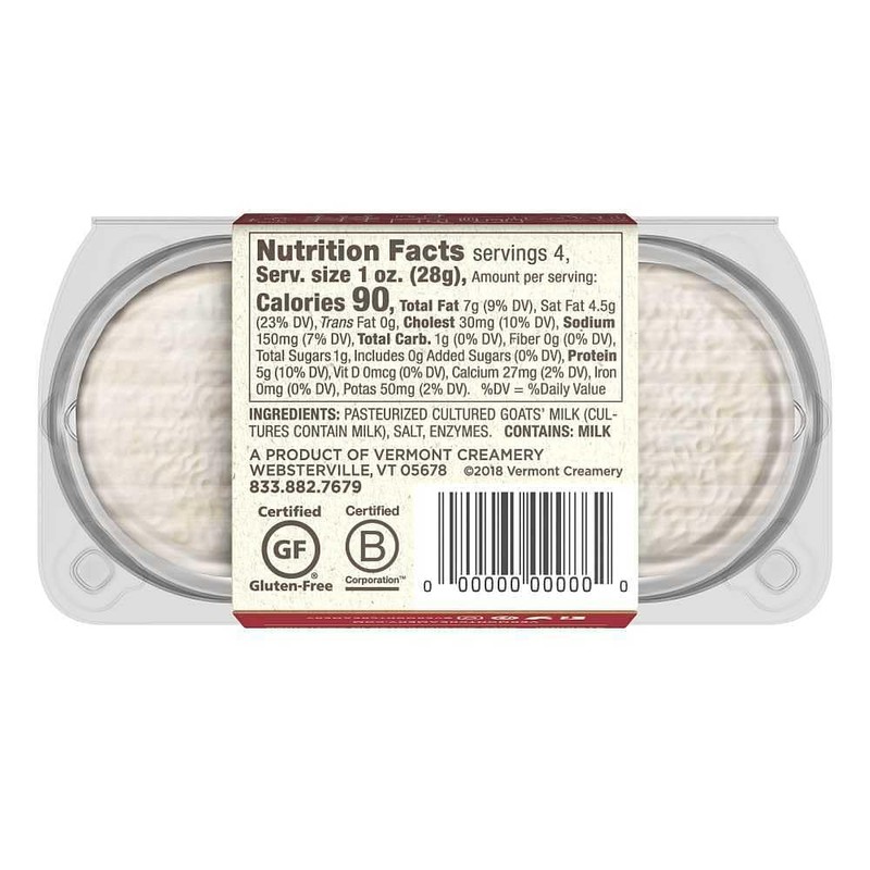 Generic Vermont Creamery Bijou Cheese, 4OZ, 6 Pack