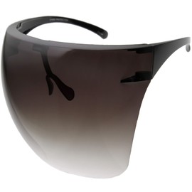 zeroUV zeroUV - Protective Face Shield Full Cover Visor Glasses/Sunglasses (Anti-Fog/Blue Light Filter) (Smoke/Fade)