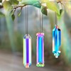 Pack of 3 12 cm Suncatcher Crystal, Crystal Prism for