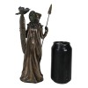 Greek Goddess Athena Wearing Helmet With Spear Aegis Shield And