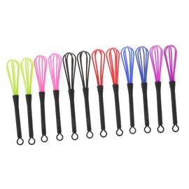 VICASKY 12pcs Hair Color Mixing Whisks Durable for Hair Dye Egg Beating Baking Salon Quality Hairdressing Tools