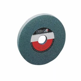 CGW-Camel 34680 8"x 1/2"x 1-1/4" GC60-I Green Silicon Carbide TR Grinding Wheel