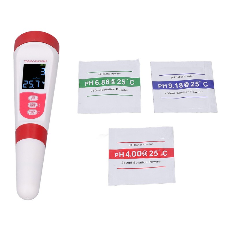 Water Quality Tester Accurate Measurement PH EC TDS TEMP 4