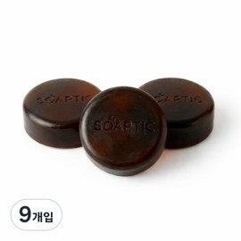 Soaptic Houttuynia cordata centella asiatica extract trouble face wash soap, 9 packs, 95g / 솝틱 어성초 병풀추출물 트러블 세안 비누, 9개입, 95g