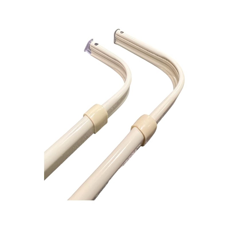 Spring Window Fashions Double Lock Seam Curtain Rod, 48 to