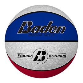 Baden Basic Basketball - Classic Rubber Basketball for Training, School and Leisure - Durable Basketball for Children and Adults - for Beginners and Advanced Players