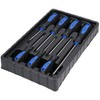 7pc Torx Star Magnetic Screwdriver Set with Cushioned Grip T10