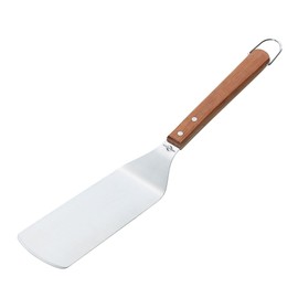 Küchenprofi Texas Heavy-Duty Stainless Steel/Rosewood BBQ Spatula - 7.5" x 3" x 17.7" Long Turner - BBQ Cooking Tools