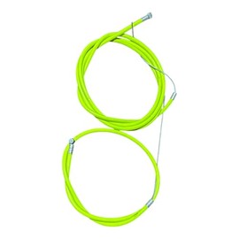 Cycle Brake, Bike Bicycle Green Cable Set Inner & Outer Front & Rear Brake Cable Friction Free Galvanized Cable Set - Green Colour