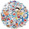50PCS Doraemon Stickers Anime Stickers for Laptop Water Bottle Computer