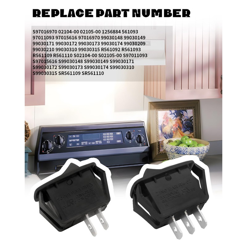 Fan Motor and Light Switch Kit Fit for Broan Range