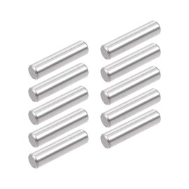 sourcing map 10 pieces 6 mm x 25 mm dowel pin 304 stainless steel support for pegs shelves silver tone