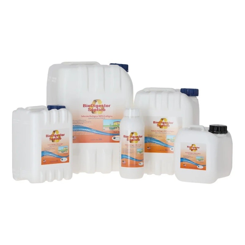 Bacteria Y Enzimas Tratamiento Fosa Septica Biodigestor 1l