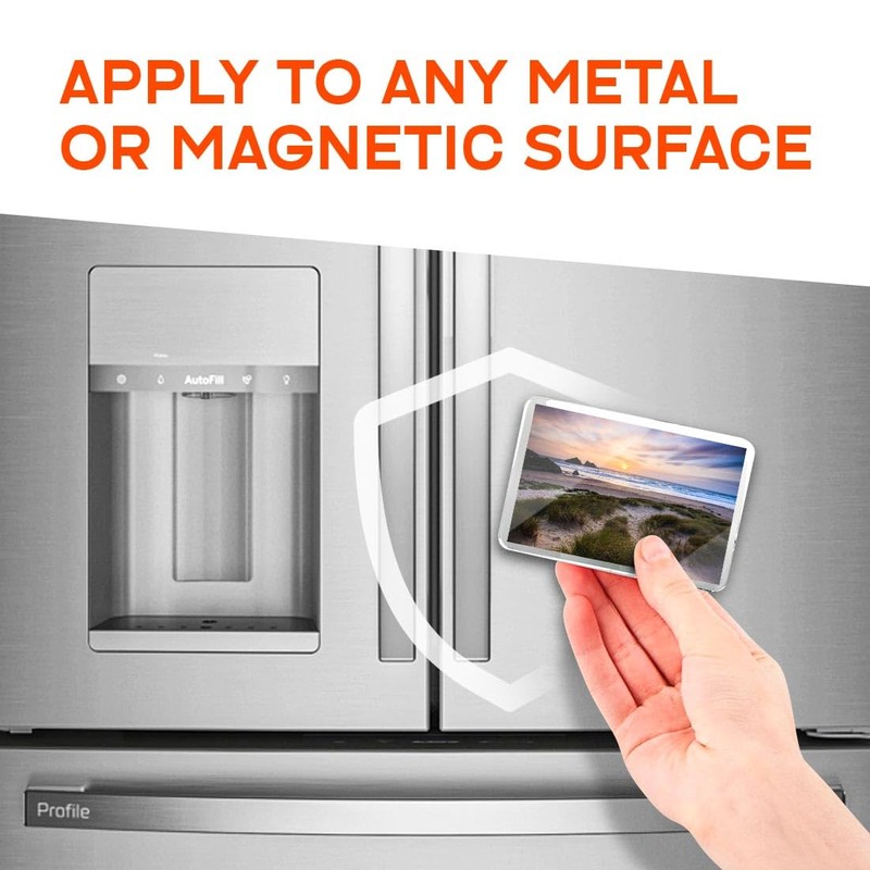 Classic Rectangle Magnet with Stand - Holywell Bay Beach Cornwall