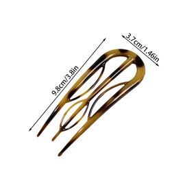 5PCS French Hair Clips, U Shaped French Hair Pins, Large Styling Pins for Thin Thick Hair, No Slip Hair Fork, French Pin, French Twist Clips For Women Girls