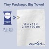 Ourmed Life Compressed Towel Tablets, Individually Wrapped Disposable Face Towels,