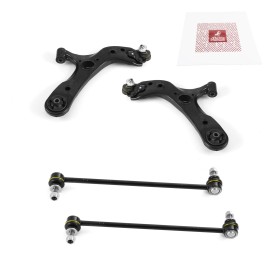 METRIX PREMIUM CHASSIS PARTS Front Lower Control Arm & Front Sway Bar Link Kit for 2010-2015 Toyota Prius