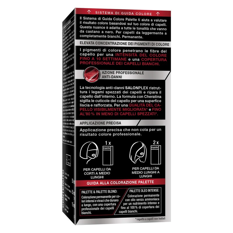 Colorazione Professional Performance 1_1 Palette Black