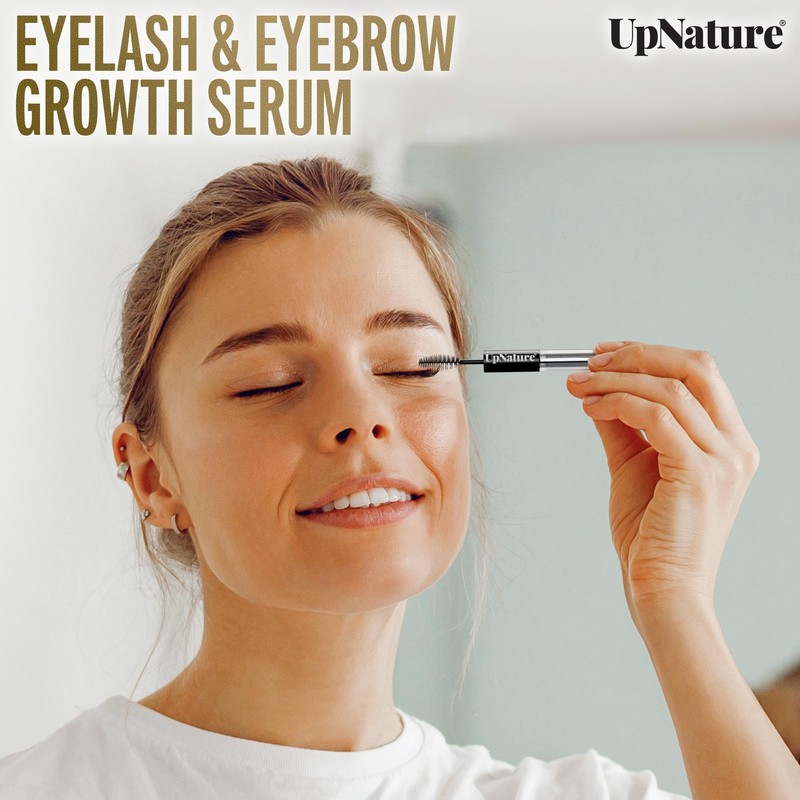 UpNature Organic Castor Oil for Eyelashes – Lash Serum for