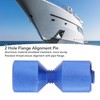 2 Hole Flange Pins, 2pcs Flange Alignment Pin Anodize Aluminium
