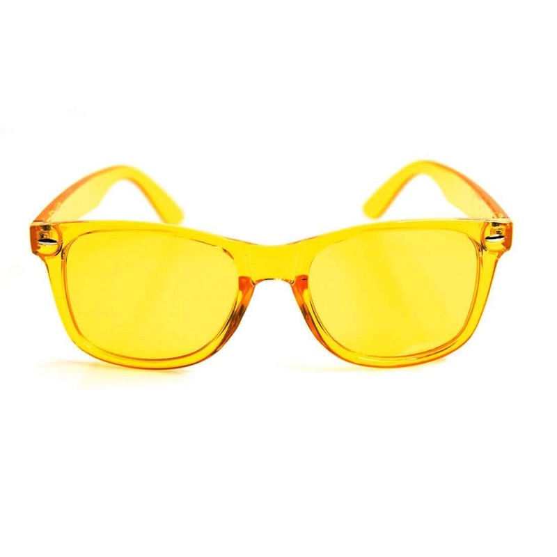 GloFX Yellow Color Therapy Glasses Chakra Glasses Relax Glasses