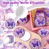 36Sets Butterfly Compact Mirrors Bulk Butterfly Baby Shower Party Favors
