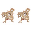 Set of 2 Designer Ladoo Gopal Mukut for Laddu Gopal