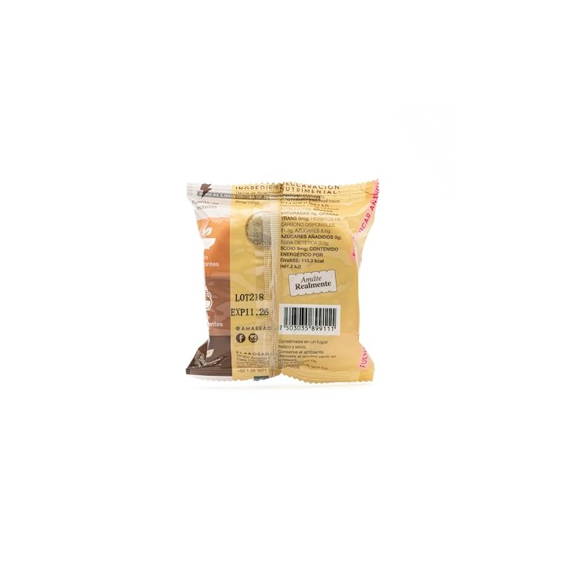 AMAREA® Obleas de Amaranto Natural, 30g, Snack Saludable, Sin Azúcar,