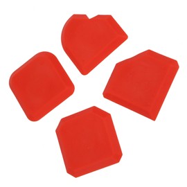 Smoother Finisher Sealant Remover 4pcs/set Caulking Remover Glass Scraper Caulk Scraper for Caulk Finishing Tool