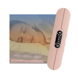 Pillow Speaker for Sleeping - Bluetooth Bone Conduction Sleep Sound Speaker with 3D White Noise, Volume Control & Sleep Timer, Pink